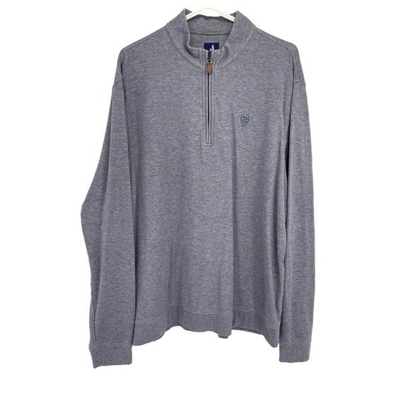 johnnie-O Other - Johnnie-O Men's Sully 1/4 Zip Pullover Sweatshirt Sweater Heather Gray Sz XL